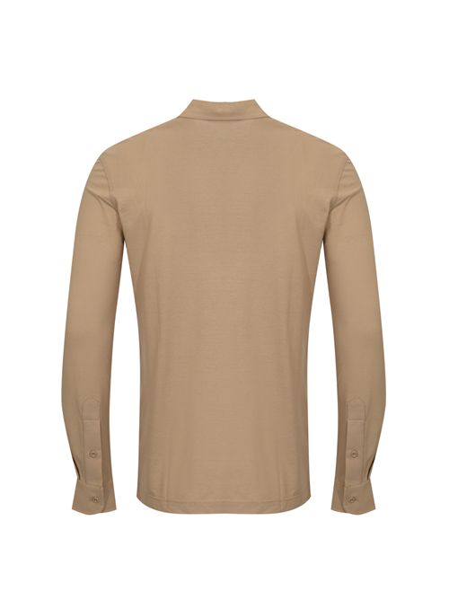 Polo Positano in maglia di cotone Beige KIRED | WPOSI W8321003